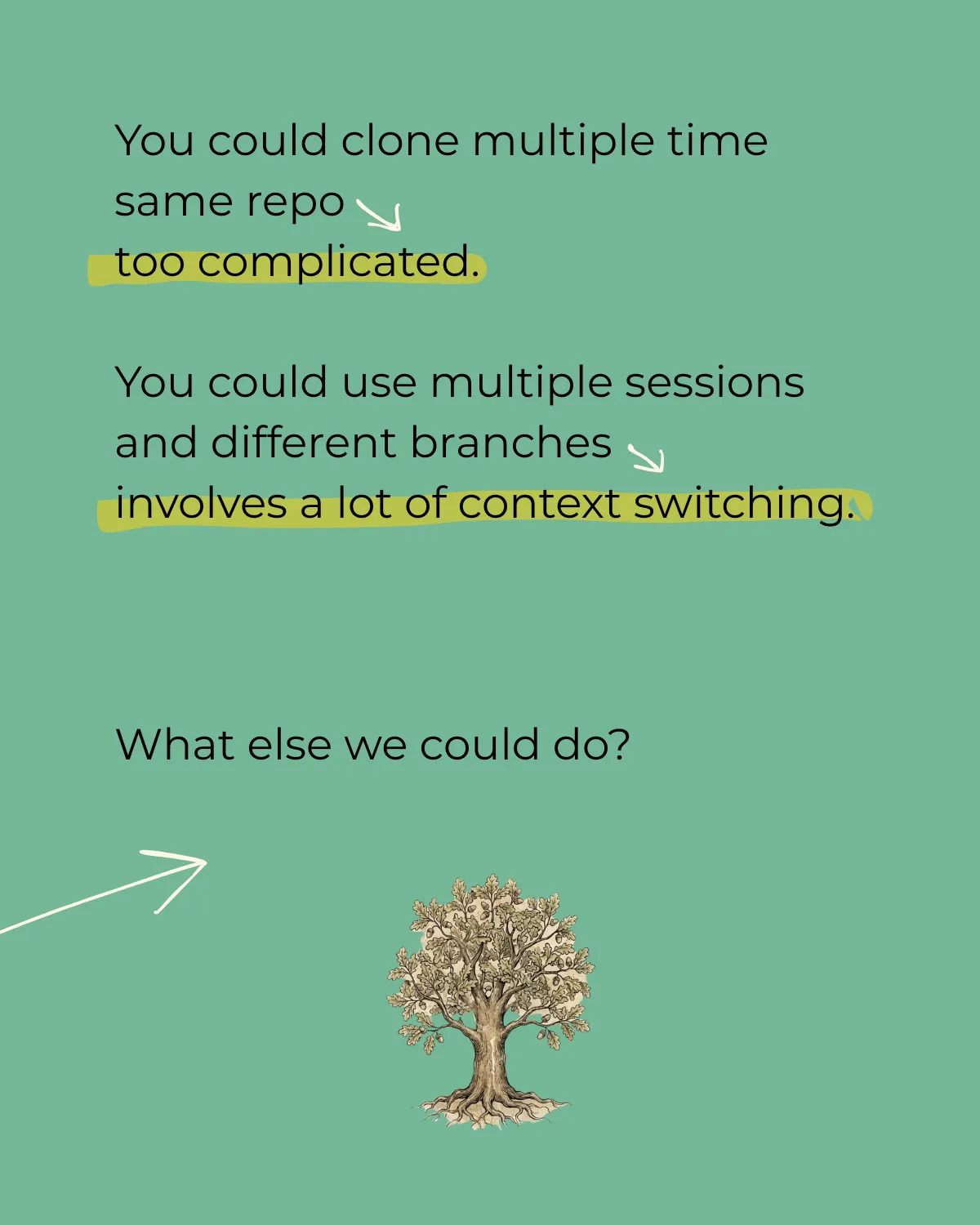 Do More Things in Parallel - Worktrees + AI Coding Assistants - slide 3 of 9