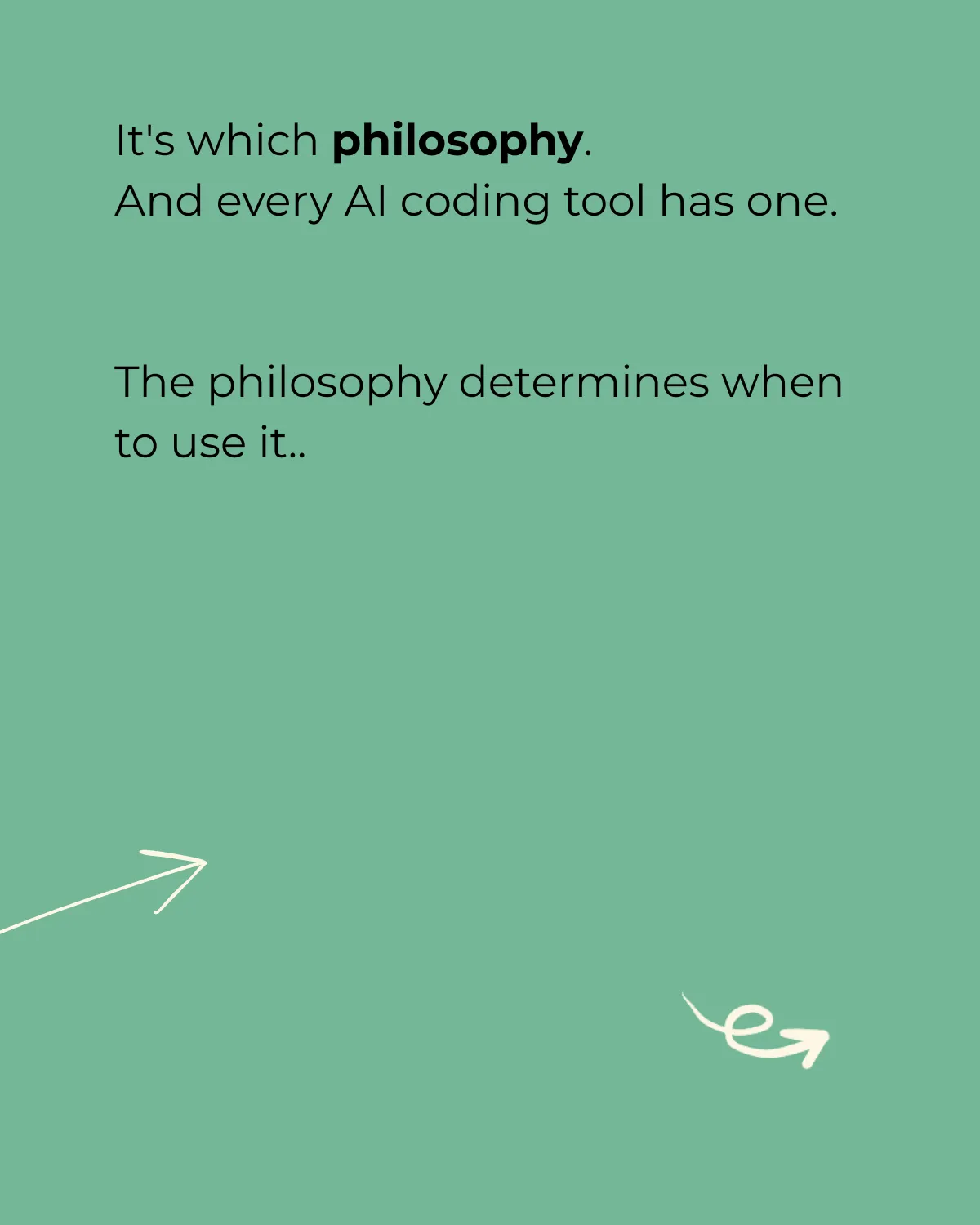 Which AI Tool is Best? Three Philosophies of AI Coding - slide 3 of 9