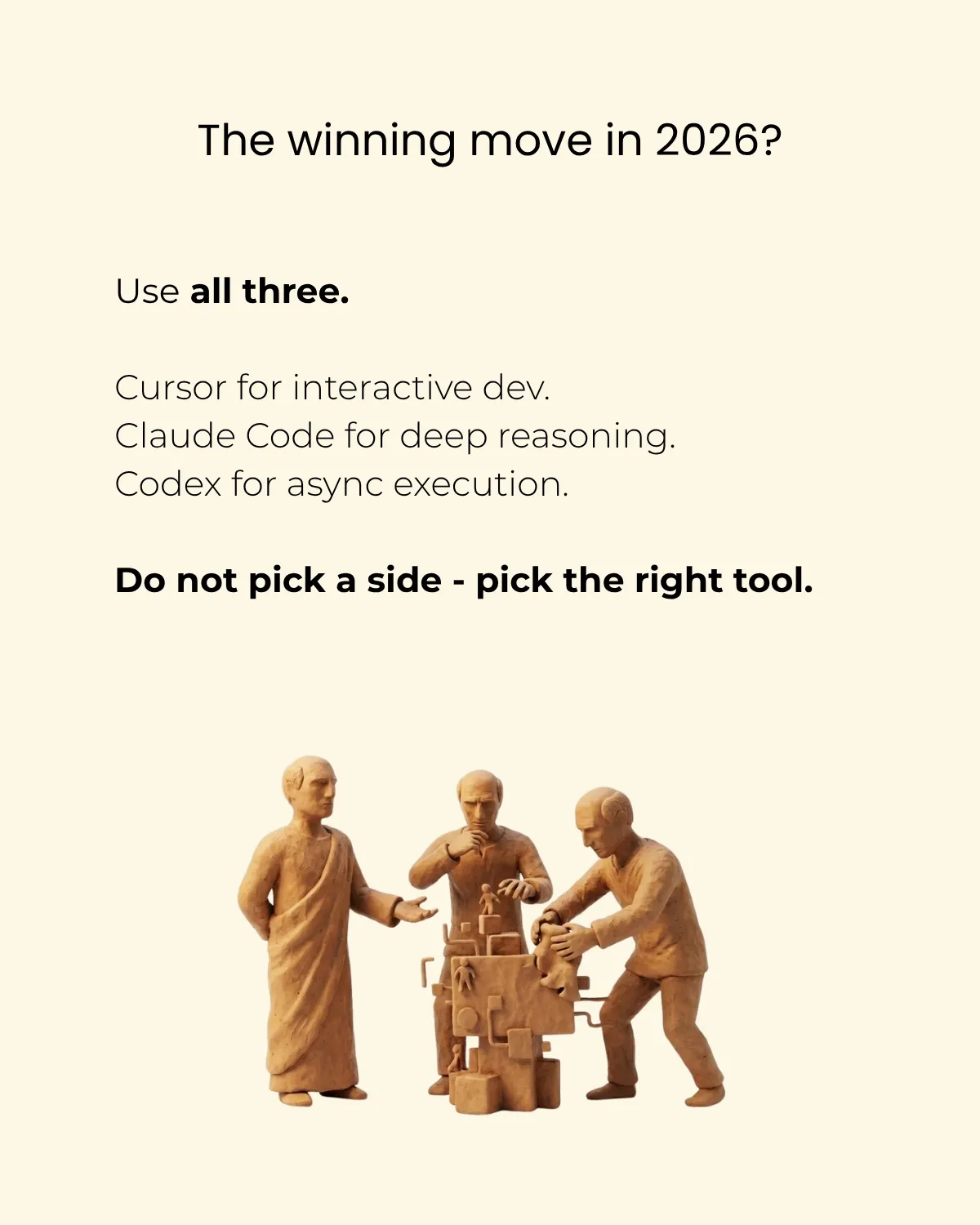 Which AI Tool is Best? Three Philosophies of AI Coding - slide 7 of 9